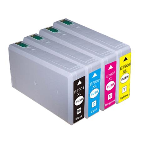Compatible Epson 79XL Full Set of High Capacity Ink Cartridges Black/Cyan/Magenta/Yellow

